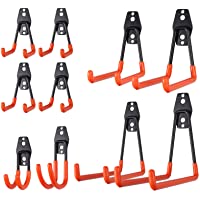 AUTOUTLET Ganchos de Garaje para Trabajo Pesado- 10PCS Ganchos de Almacenamiento de Garaje- Gancho Bicicleta Pared…